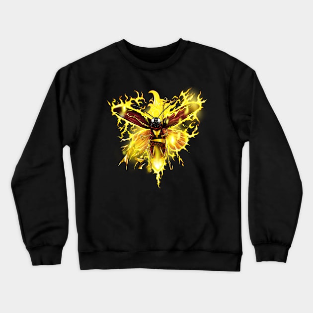 Dark Phoenixfly Crewneck Sweatshirt by ThirteenthFloor
